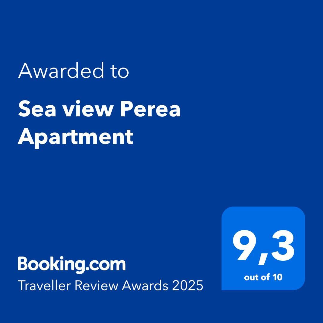 Sea View Perea Apartment Περαία Εξωτερικό φωτογραφία